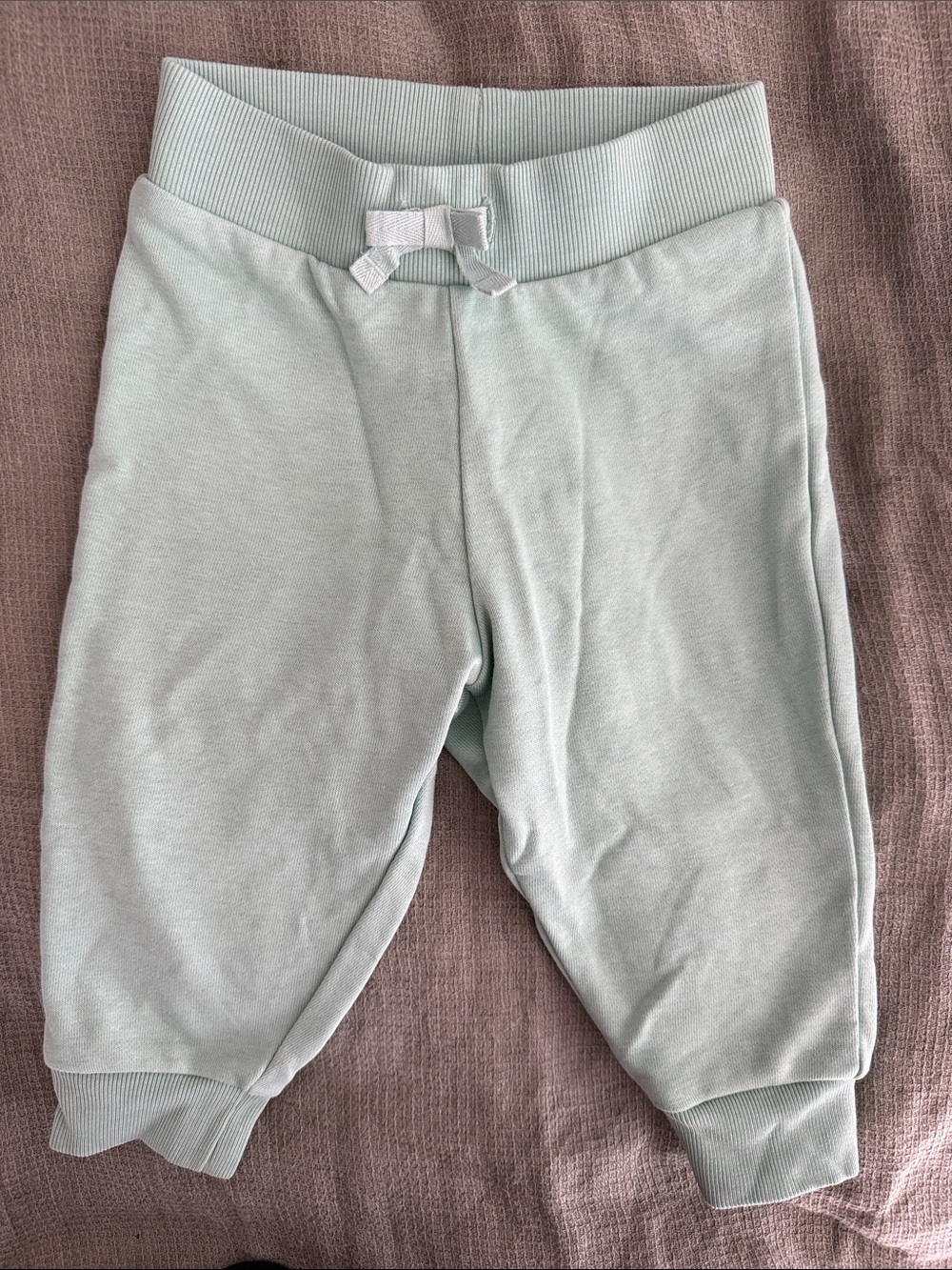 Ralph Lauren Mint Green Baby Jogger Pants with Bow